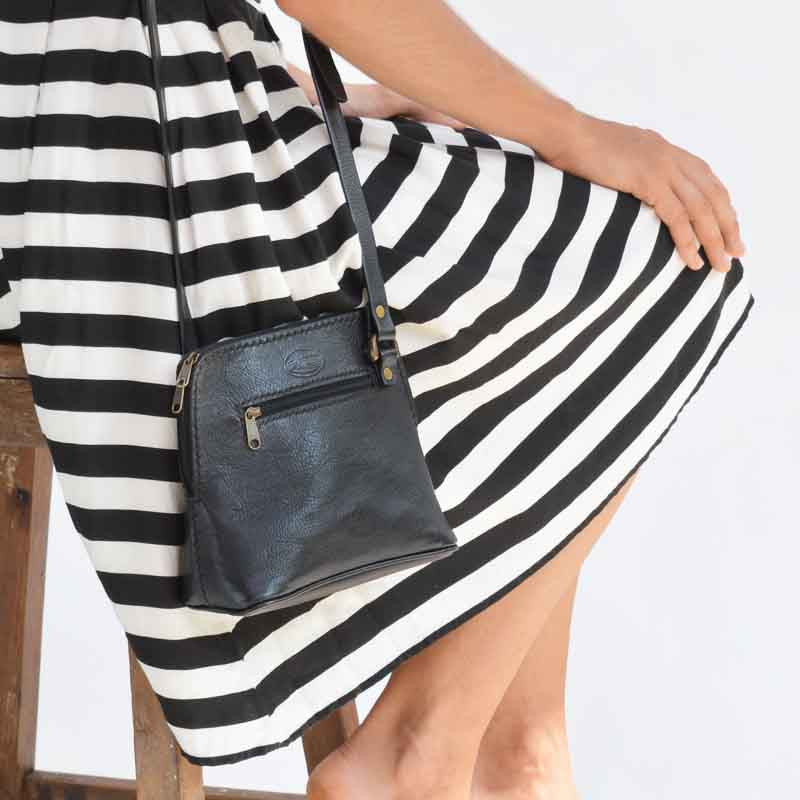 Andrea Leather Sling Bag