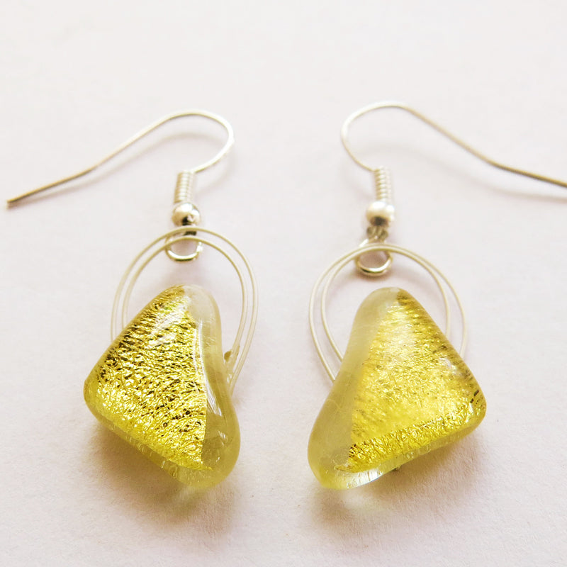 Silver and Gold-in-Glass Set