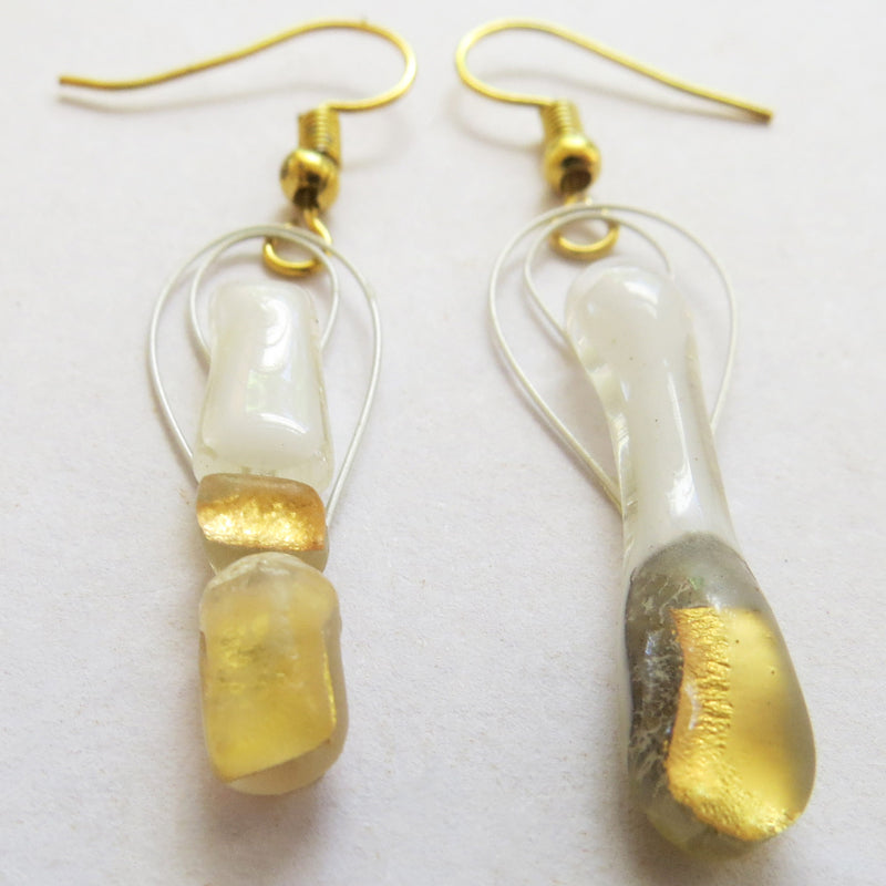 Gold and Silver-in-Glass Set