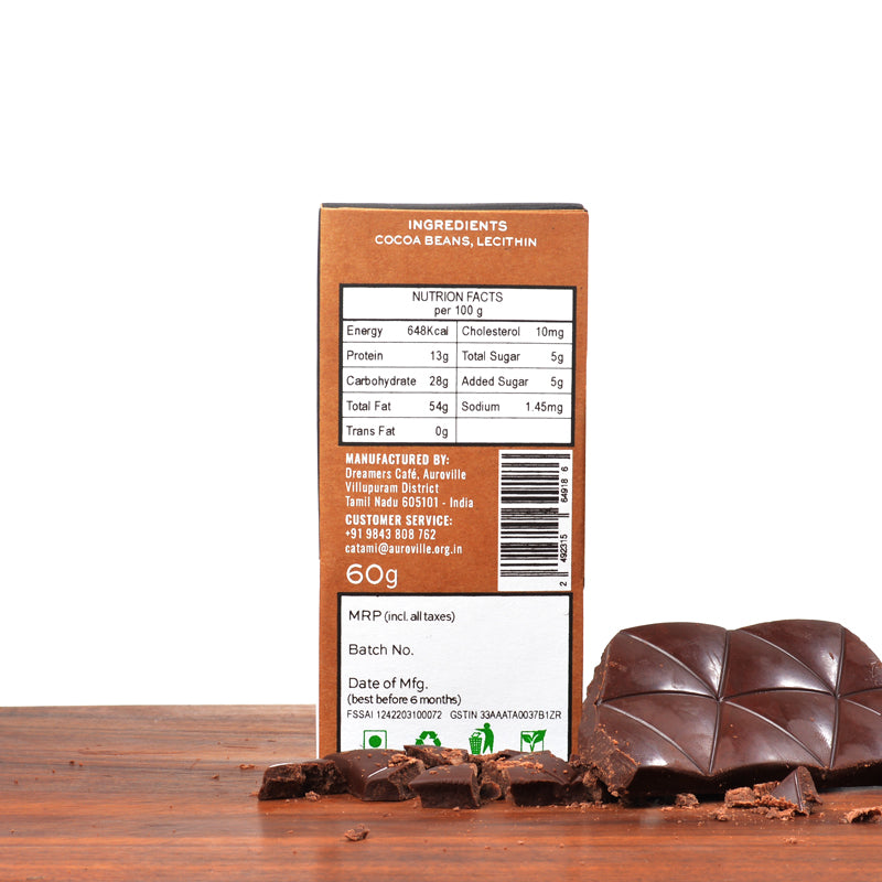 Dark Chocolate Plain 100%