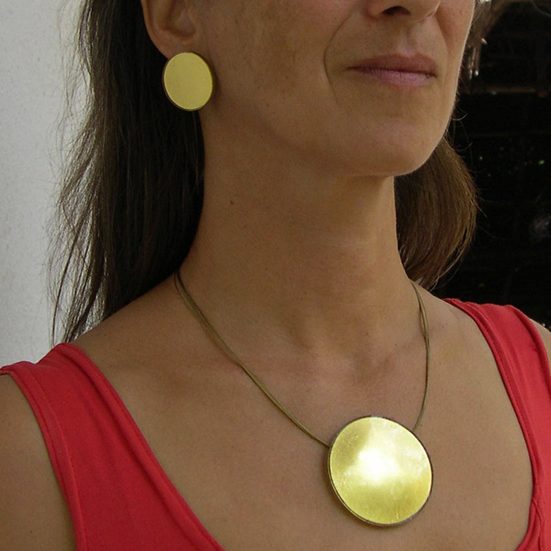 Sun Pendant (Gold-in-Glass)