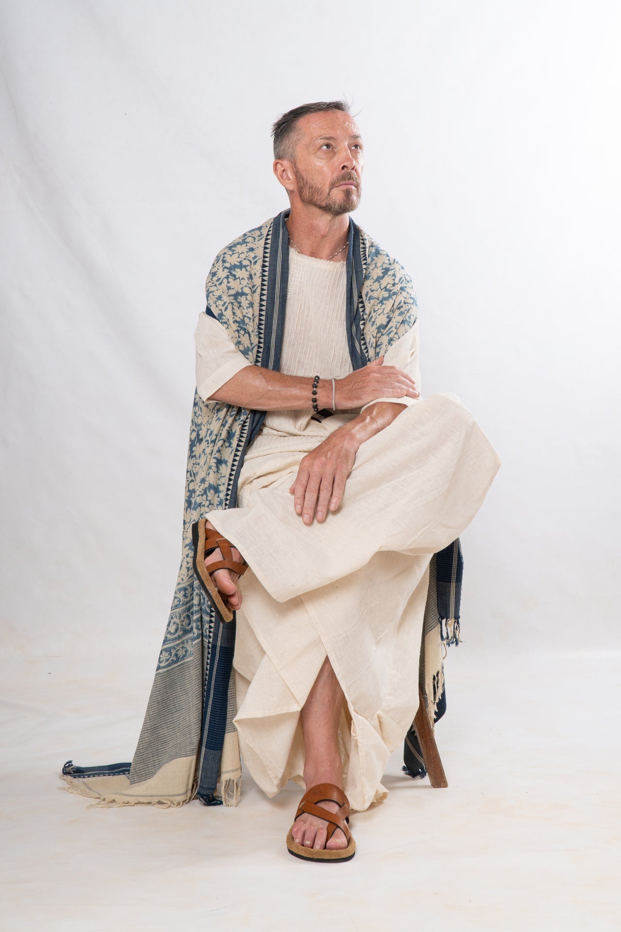 Gender- Fluid Occasion wear Set of 3- Organic Natural Khadi