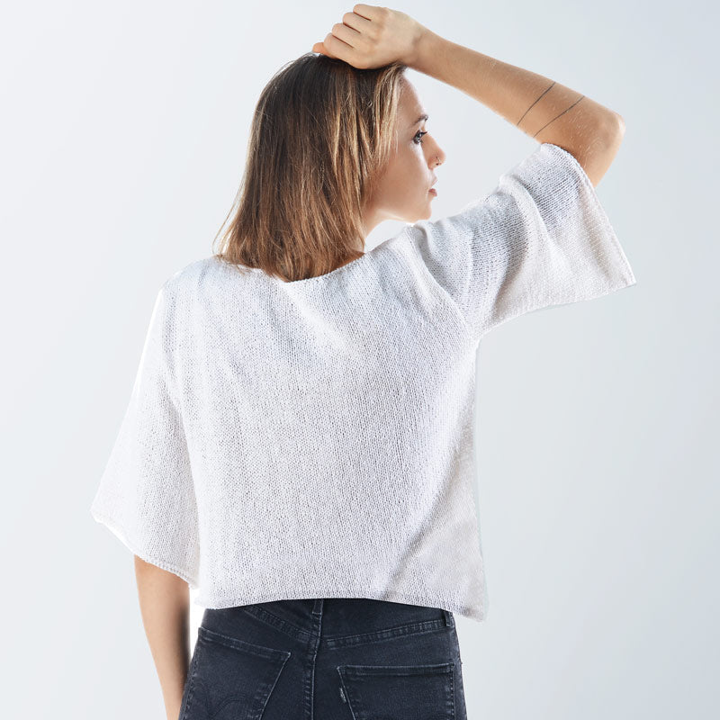 Asia Organic Cotton Hand Knit Jacket