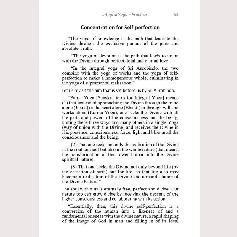 An Introduction to the Integral Yoga: Sri Aurobindo’s Vision and Practical Guidance