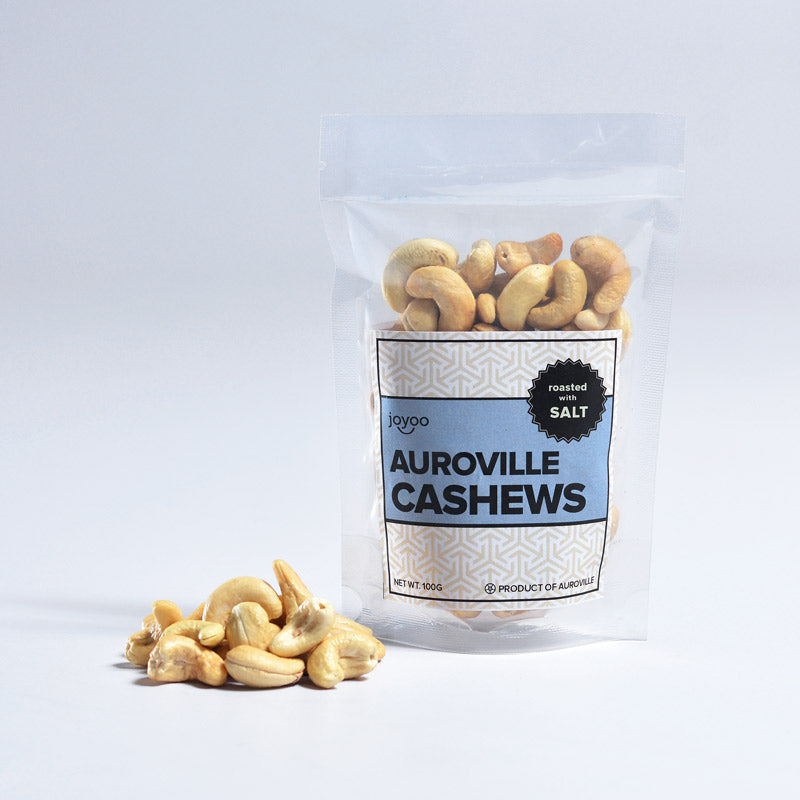 Roasted Auroville Cashews - Salty