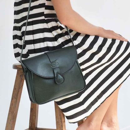 Lagrima (L) leather Sling Bag