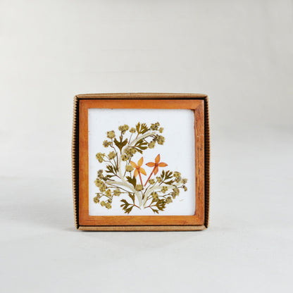 Classic Two Flower Tea Coaster- DH03F01AA4