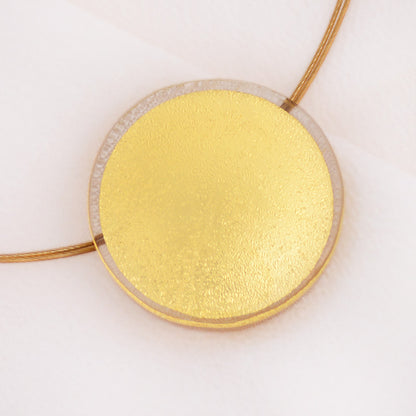Sun Pendant (Gold-in-Glass)