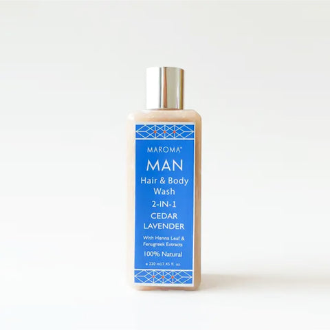 Cedar Lavender 2-in-1 Hair and Body Wash for Men