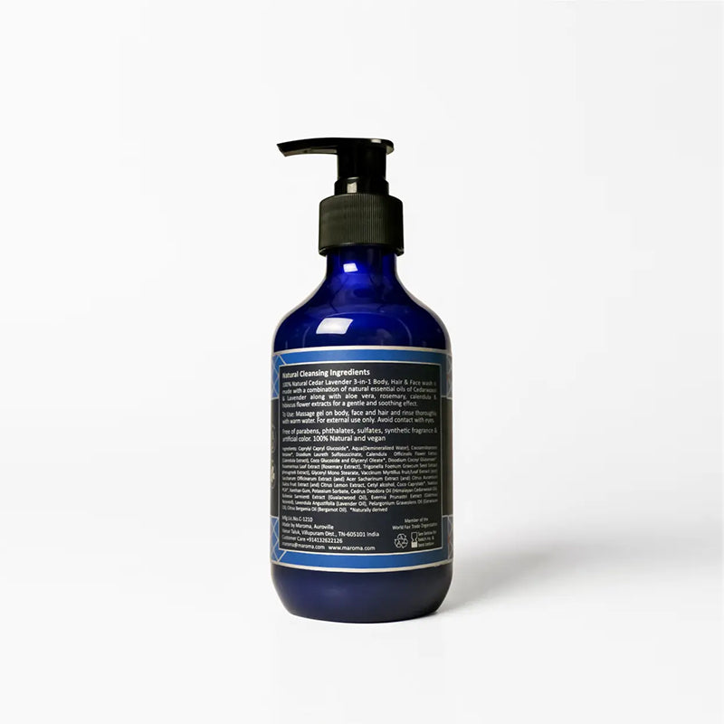 Cedar Lavender 3 in 1 Shower Gel