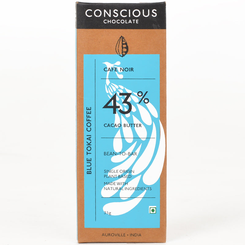43% Blue Tokai Coffee - Cafe Noir Chocolate Bar - set of 2