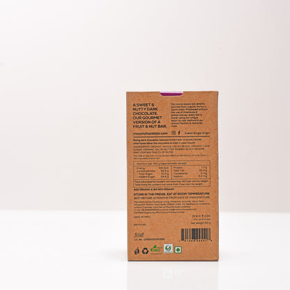 70% Black Sesame & Raisin Dark Vegan Chocolate Bar - (Set of 3)