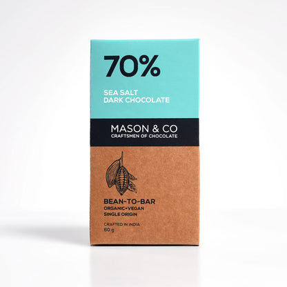 70% Sea Salt Dark Chocolate Bar - (Set of 3) India