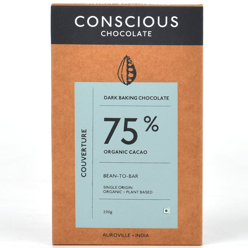 75% Couverture Dark Vegan Baking Chocolate