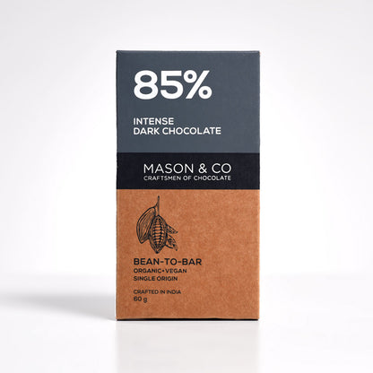 85% Intense Dark Chocolate Bar - (Set of 3) India