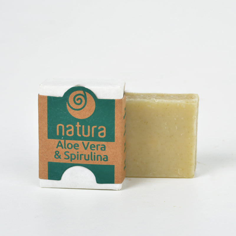 Aloe Vera & Spirulina Bath Bars - 75 Grams