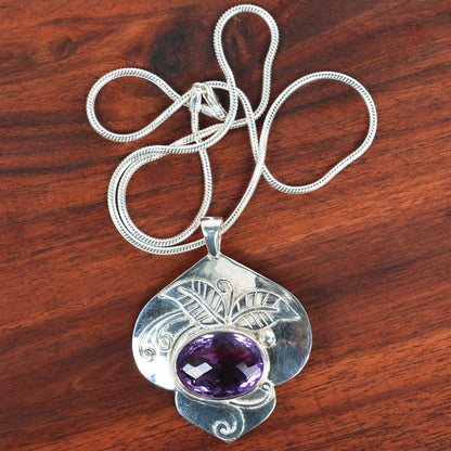 Amethyst Gemstone Silver Jewellery