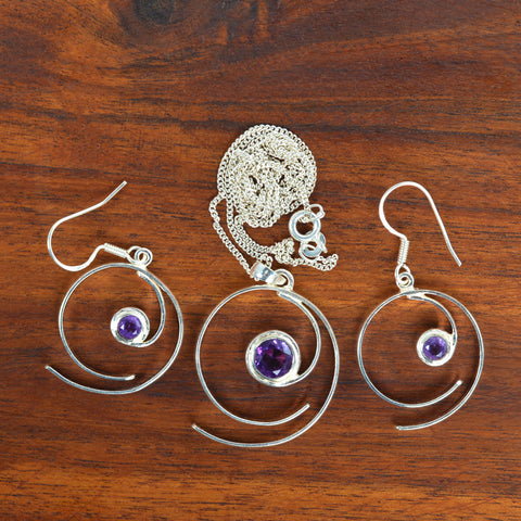 Amethyst Silver 925 Sterling Silver - Style 2