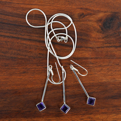 Amethyst Silver 925 Sterling Silver - Style 3