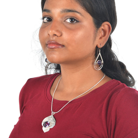 Amethyst Gemstone Silver Jewellery