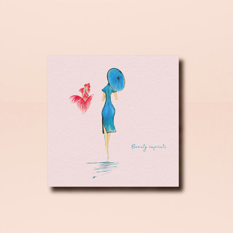 Square postcards