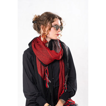 Set of 2: Black Linen Poet Shirt & Pocket Skirt