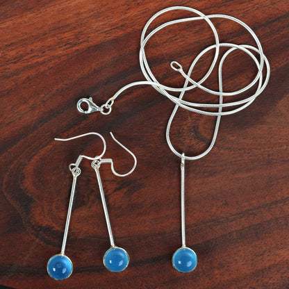 Chalcedony Silver 92.5 Jewellery