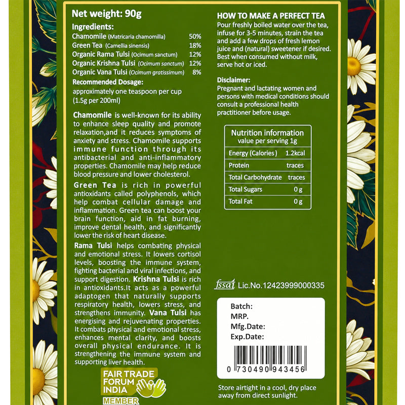 Chamomile Tulsi Green Tea