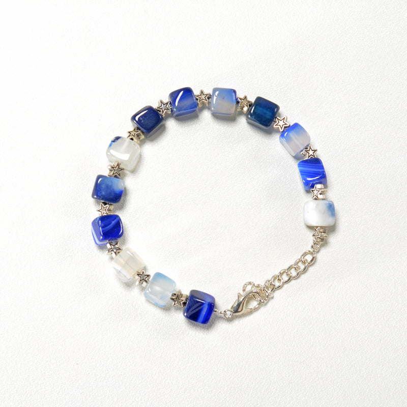 Square Agate Bracelet