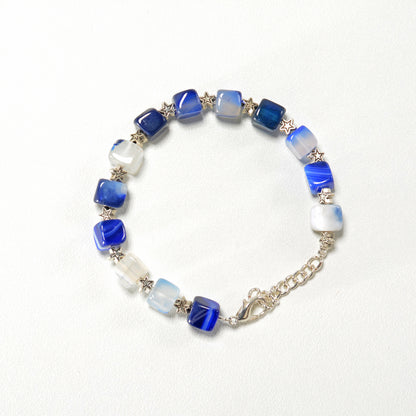 Square Agate Bracelet
