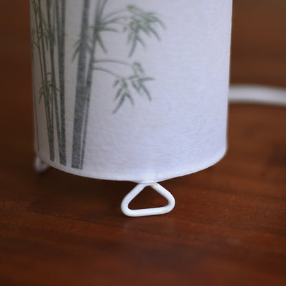 Bamboo Cylinder Table Lamp