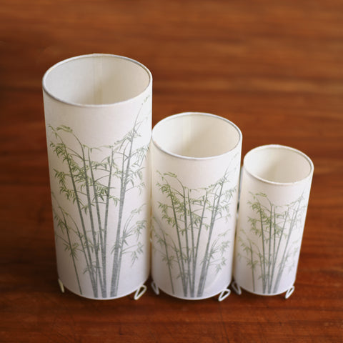 Bamboo Cylinder Table Lamp