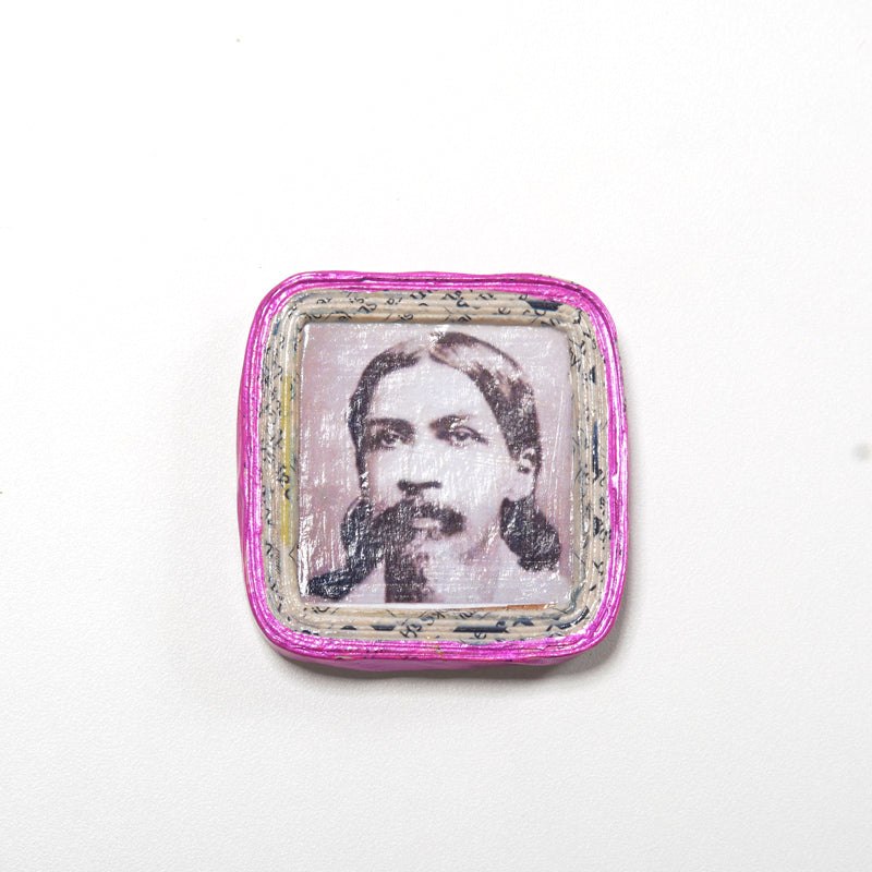 Upcycled Newspaper Fridge Magnets