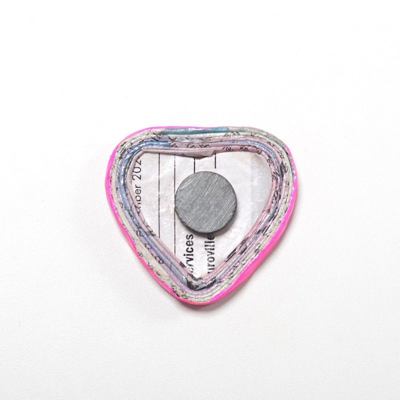 Upcycled Newspaper Fridge Magnets