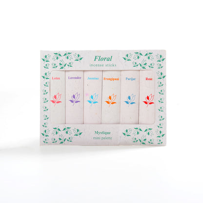 Mini Floral Collection – 5 Sticks Each × 6 Fragrances