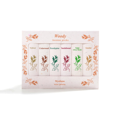 Mini Woody Collection – 5 Sticks × 6 Fragrances