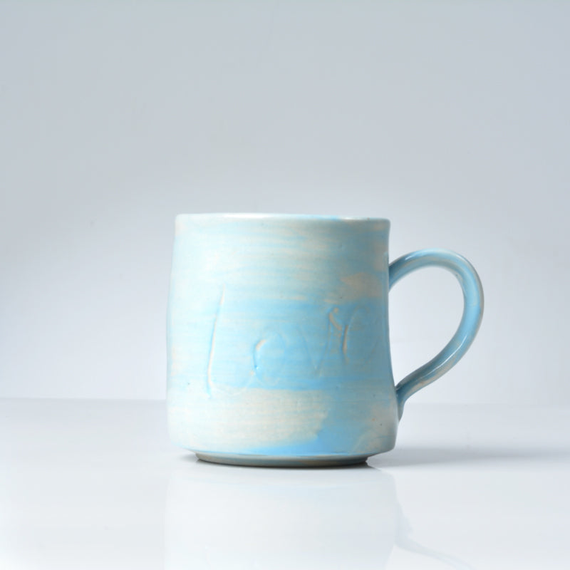 Coffee Mug - Love & Care Light Blue S