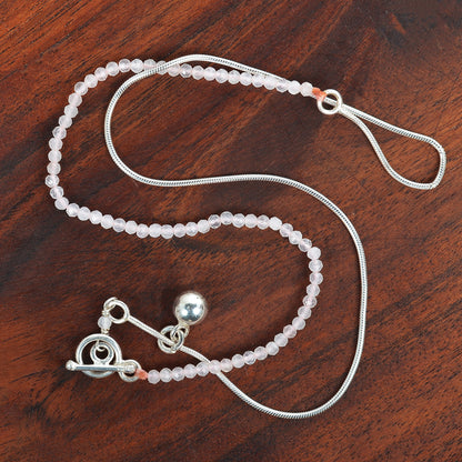 Handcrafted 925 Sterling Silver Gemstone Necklace
