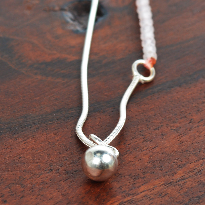 Handcrafted 925 Sterling Silver Gemstone Necklace