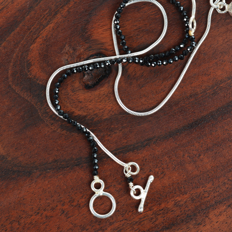 Handcrafted 925 Sterling Silver Gemstone Necklace