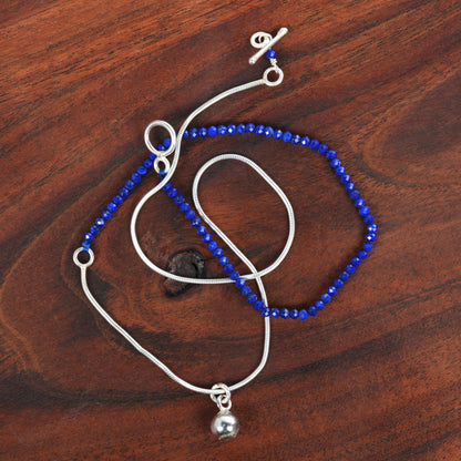 Handcrafted 925 Sterling Silver Gemstone Necklace