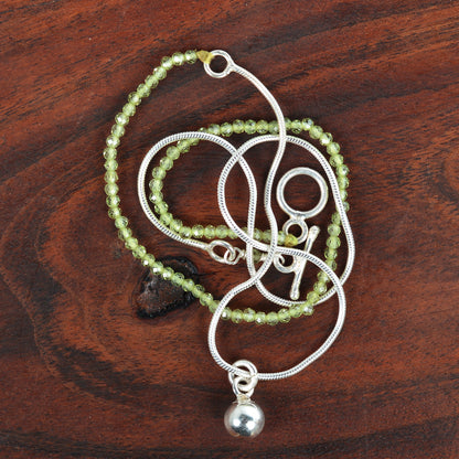 Handcrafted 925 Sterling Silver Gemstone Necklace