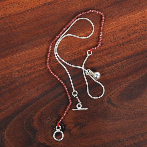 Handcrafted 925 Sterling Silver Gemstone Necklace