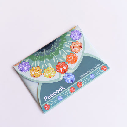 3D Modeling Pop-up Toys : Peacock