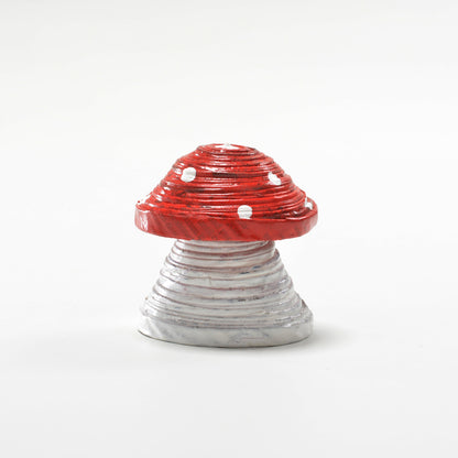 Upcycled Newspaper Mushrooms