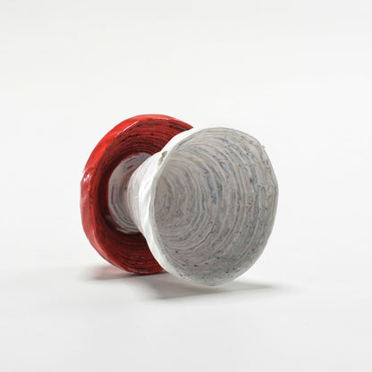 Upcycled Newspaper Mushrooms