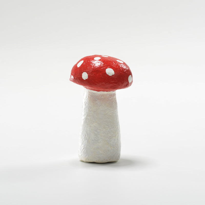 Upcycled Newspaper Mushrooms