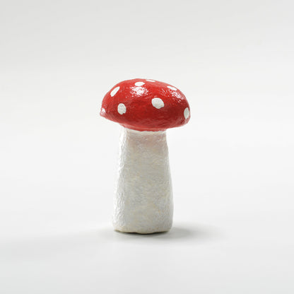 Upcycled Newspaper Mushrooms