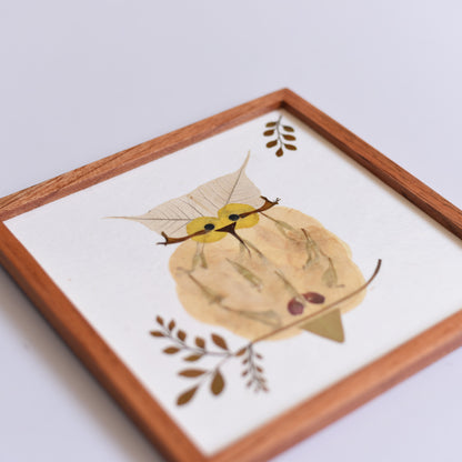 Wall hanging medium - White owl