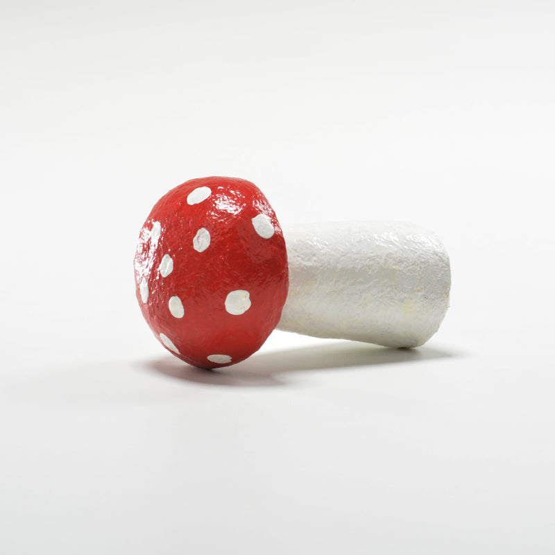 Upcycled Newspaper Mushrooms